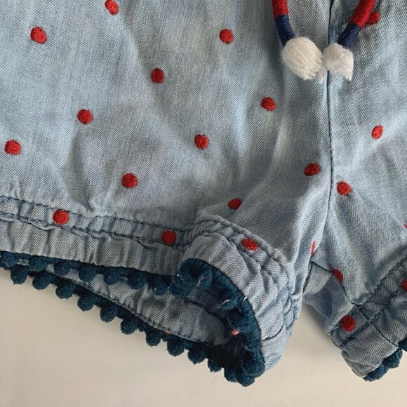 Matilda Jane Girl Aubrey Chambray Woven Shorts 6 years VGUC - Picture 3 of 4